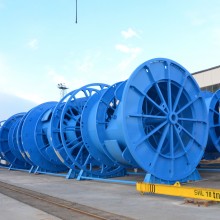 Production of cable reels