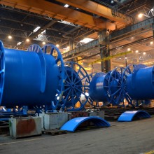 Production of cable reels