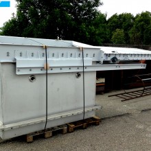 Manufacturing of stainless steel slide gates at FERRMIX CONSTRUCTION OÜ factory